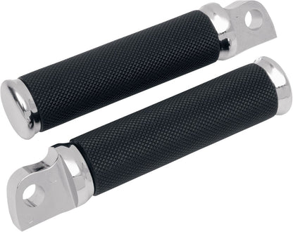 Drag Specialties FOOTPEG HOTOP CHROME/RUBBER MALE-MOUNT 16200377-SC-3