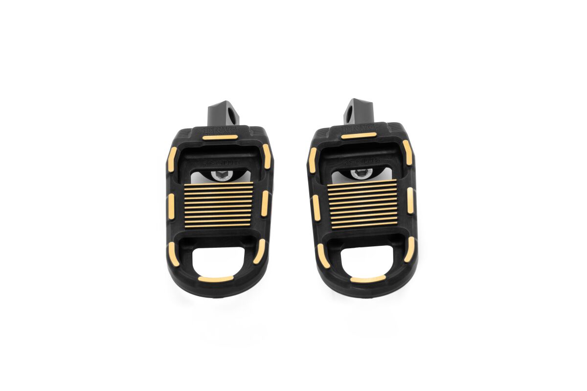 Drag Specialties FOOTPEGS ADJUSTABLE BLACK/GOLD RGK2-B003-BDG