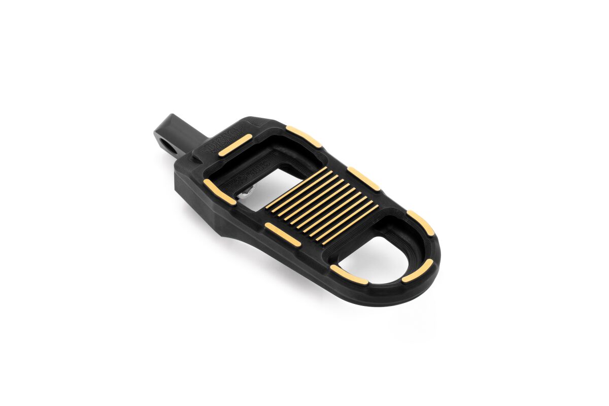 Drag Specialties FOOTPEGS ADJUSTABLE BLACK/GOLD RGK2-B003-BDG