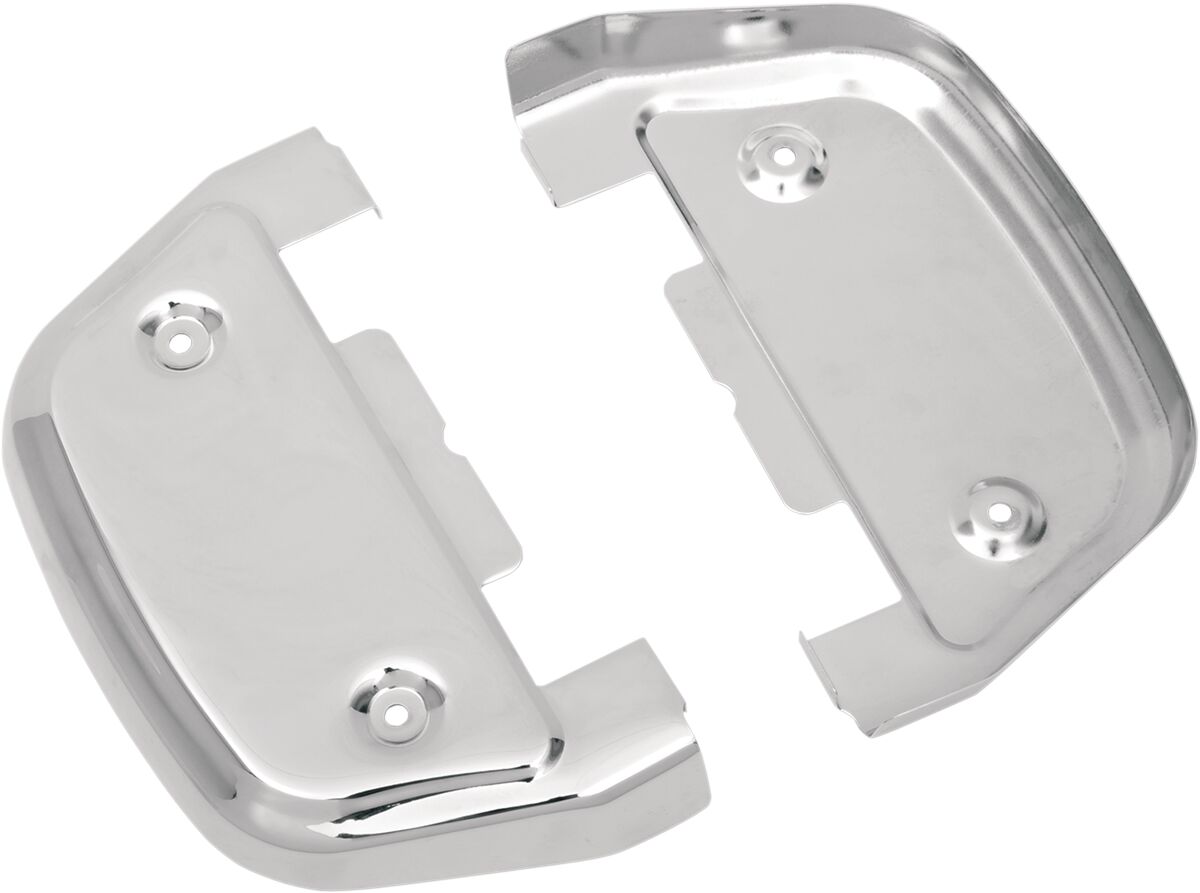 Drag Specialties PASSENGER FLOORBOARD COVERS CHROME P17-0451