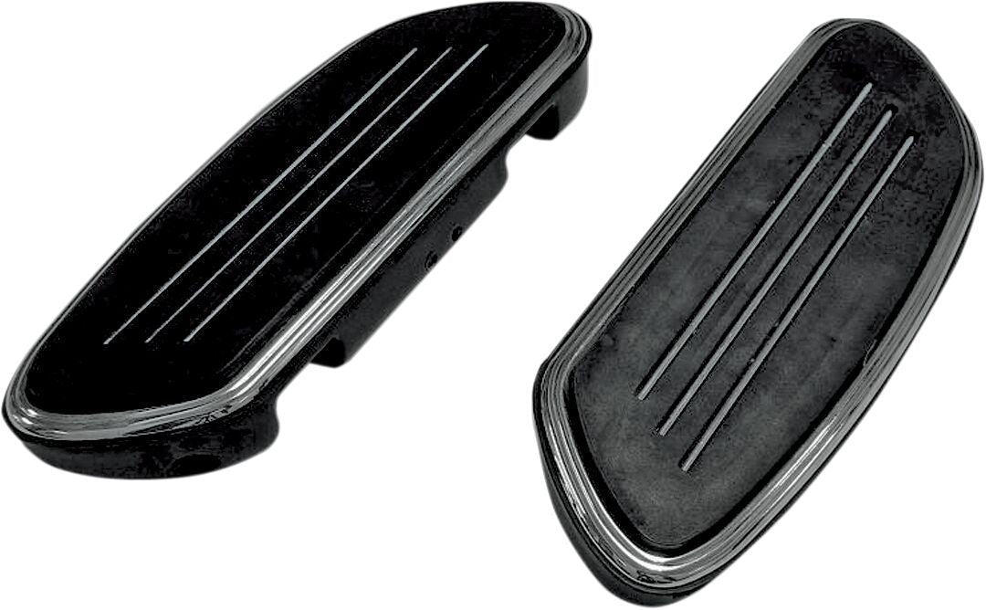 Drag Specialties PASSENGER FLOORBOARD SWEEPER BLACK P17-0433B