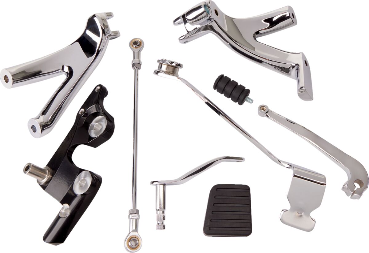 Drag Specialties FWD CNTRL KIT SFTL CH D35-0224C