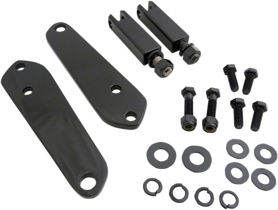 Drag Specialties BLACK MOTOR MOUNT HIGHWAY BAR 75416B