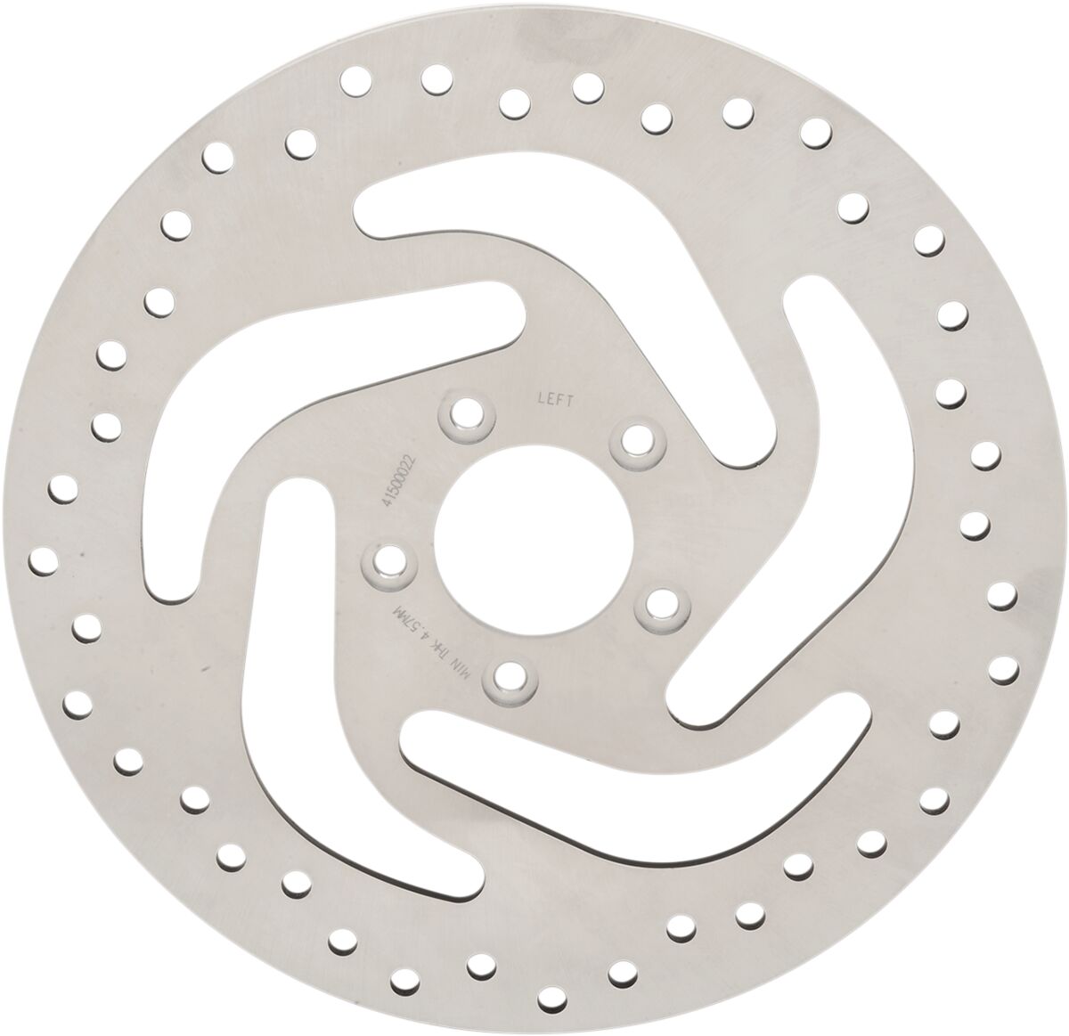 Drag Specialties STAINLESS STEEL DRILLED FRONT BRAKE ROTOR B06-0195AS