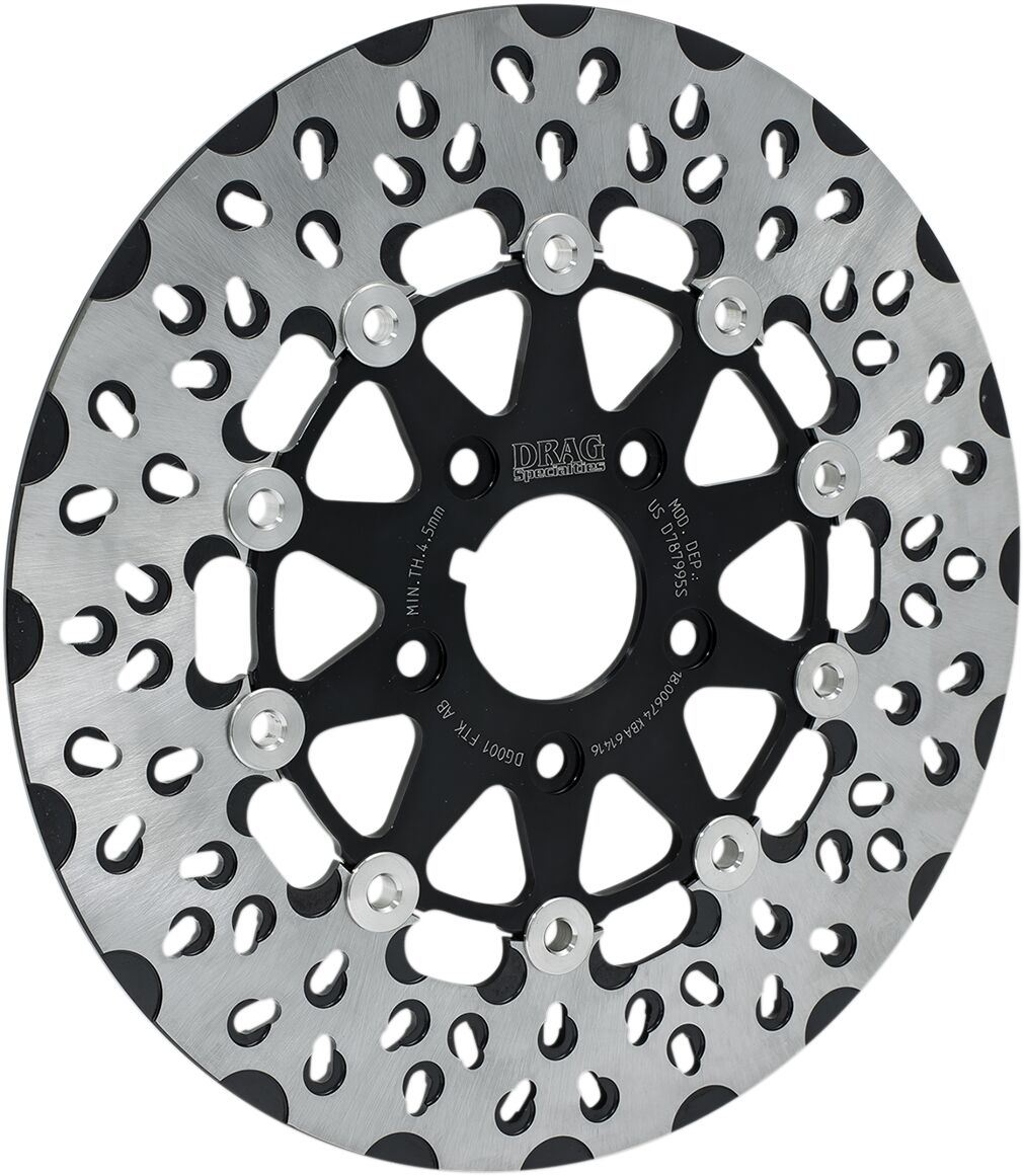 Drag Specialties BRAKE ROTOR DISKLE BLACK DG001FTKAB