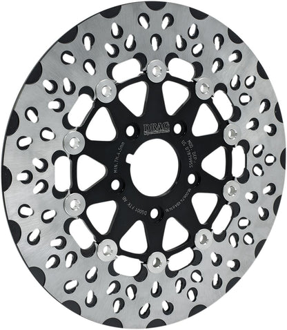 Drag Specialties BRAKE ROTOR DISKLE BLACK DG001FTKAB