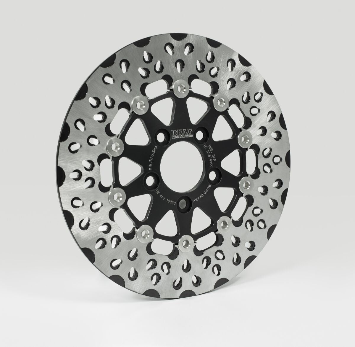 Drag Specialties BRAKE ROTOR DISKLE BLACK DG004FTKAB