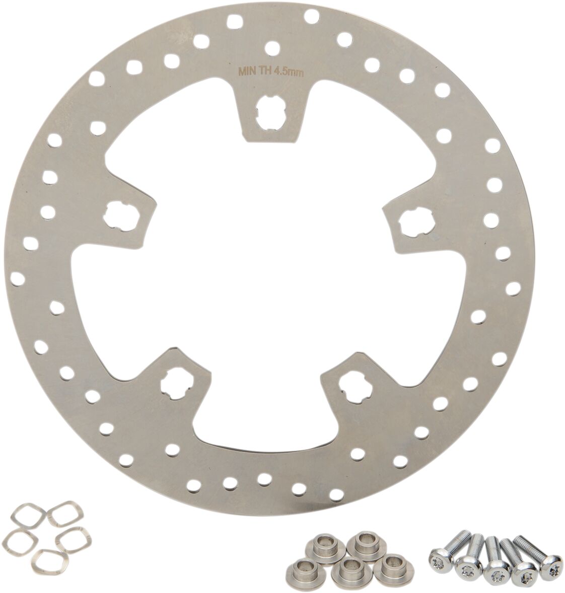Drag Specialties ROTOR BRAKE FRONT 11,5" GROUND FINISH B06-0206AS