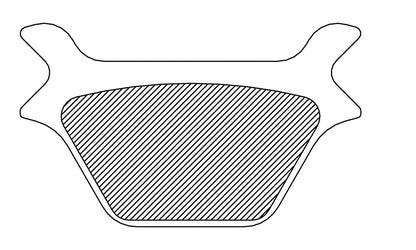 Drag Specialties BRAKE PAD-DRAG ORGANIC FAD200