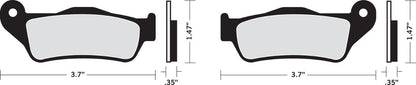 Drag Specialties BRAKE PAD - DRAG ORGANIC FAD643