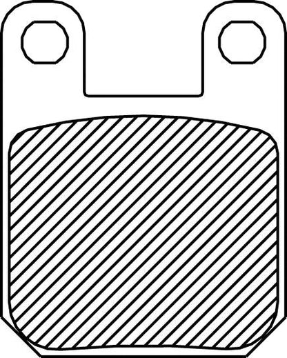 Drag Specialties BRAKE PAD-DRAG SINTERD FAD115HH