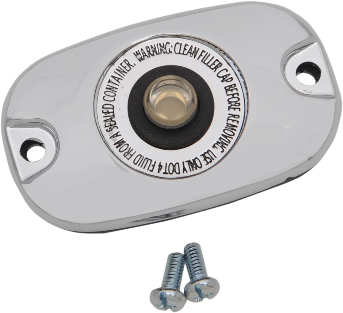 Drag Specialties COVER KIT REAR BRAKE MASTER CYLINDER CHROME 77779