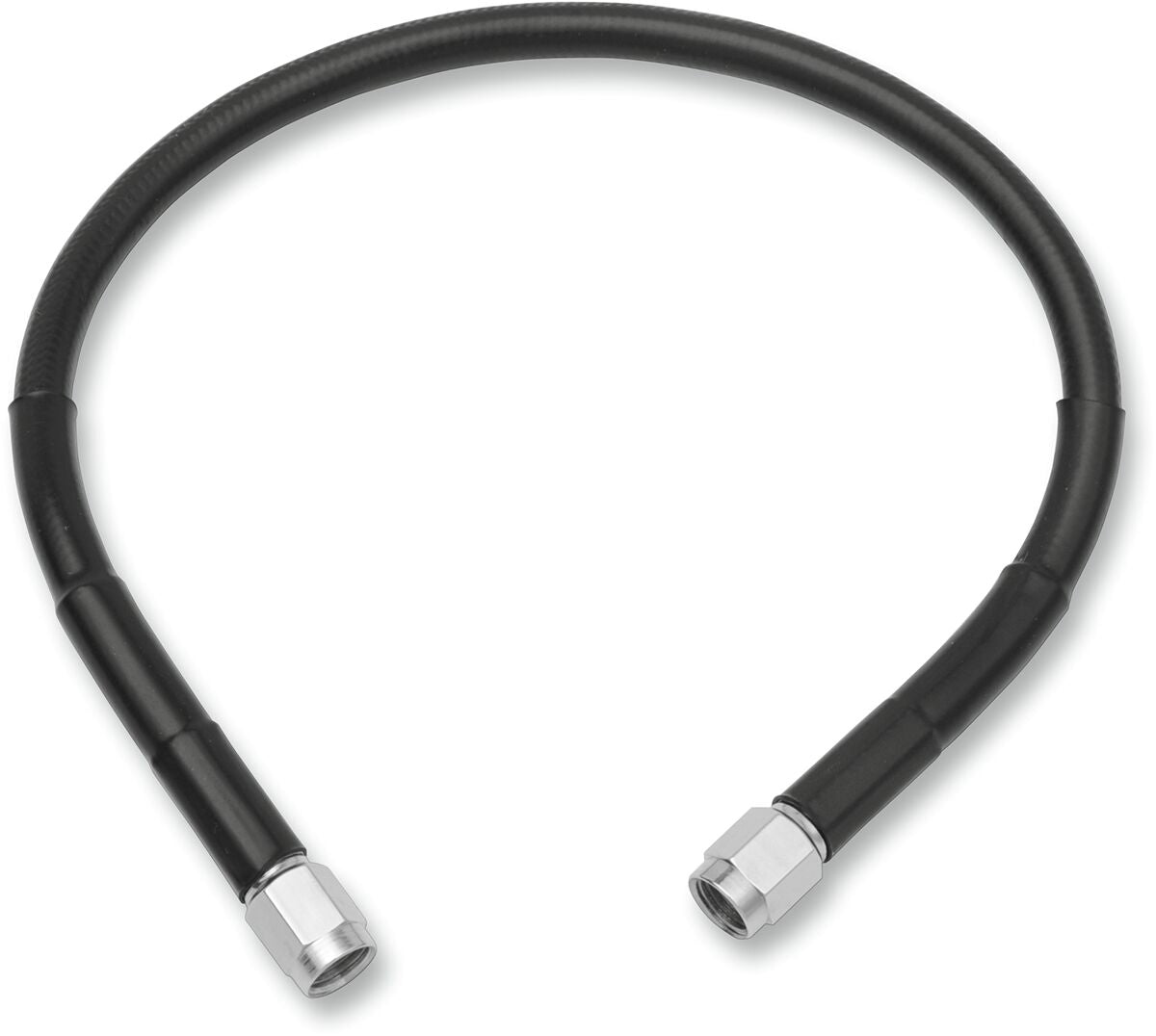 Drag Specialties UNIVERSAL BRAKE LINE BLACK VINYL COATED STAINLESS STEEL DOT AN-3 34" 834-BLK