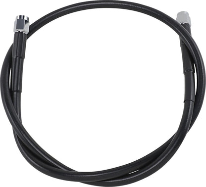 Drag Specialties UNIVERSAL BRAKE LINE BLACK VINYL COATED STAINLESS STEEL DOT AN-3 34" 834-BLK