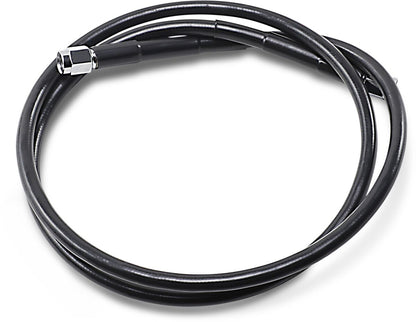 Drag Specialties UNIVERSAL BRAKE LINE BLACK VINYL COATED STAINLESS STEEL DOT AN-3 43" 843-BLK