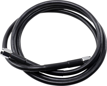 Drag Specialties UNIVERSAL BRAKE LINE BLACK VINYL COATED STAINLESS STEEL DOT AN-3 52" 852-BLK