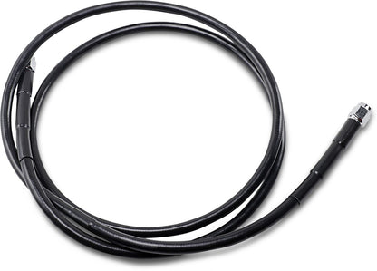 Drag Specialties UNIVERSAL BRAKE LINE BLACK VINYL COATED STAINLESS STEEL DOT AN-3 56" 856-BLK
