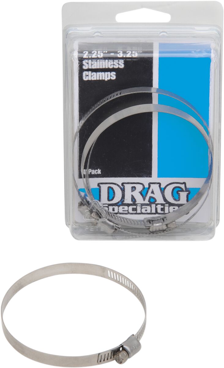 Drag Specialties STAINLESS STEEL EXHAUST CLAMP 2.25-3.25" 114-6244