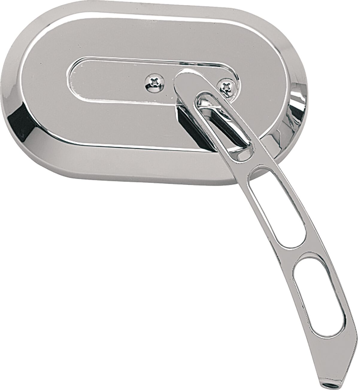 Drag Specialties MIRROR LARGE OVAL LEFT CHROME 60-6232LBL1