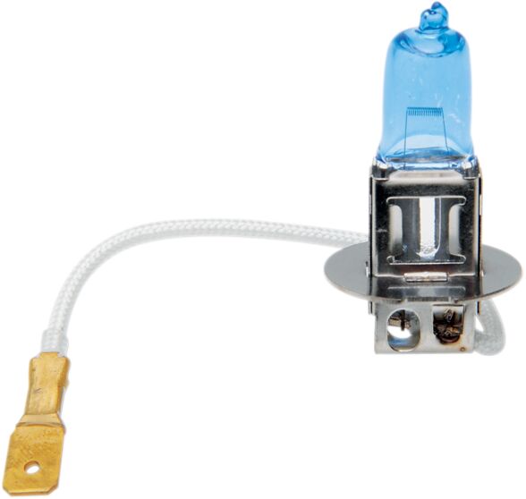 Drag Specialties HALOGEN HEADLIGHT BULB H3 35W SUPER-WHITE H3-PK22S-35S