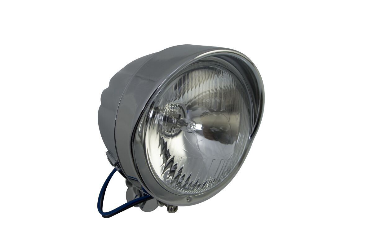 Drag Specialties 4 1/2" SPOTLIGHT WITH VISOR CHROME 20-6028