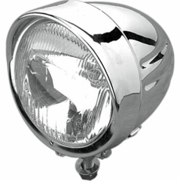 Drag Specialties 4 1/2" SPOTLIGHT WITH VISOR CHROME 20-6028