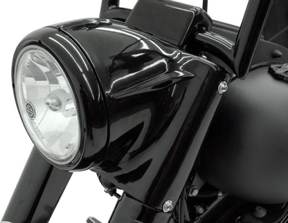Drag Specialties HEADLIGHT NACELLE KIT FOR 7�?� HEADLIGHT BLACK L20-0629GB