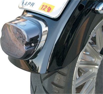 Drag Specialties TAILLIGHT LOW-PROFILE LED SMOKE LENS W/ TOP TAGLIGHT L24-0436CMLED