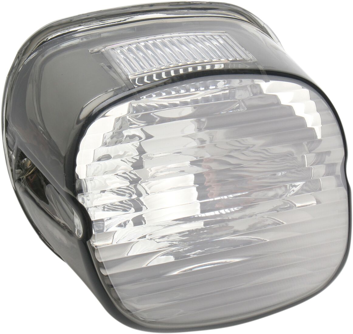 Drag Specialties TAILLIGHT LAYDOWN LED SMOKE LENS W/ TOP TAGLIGHT 12-0417M