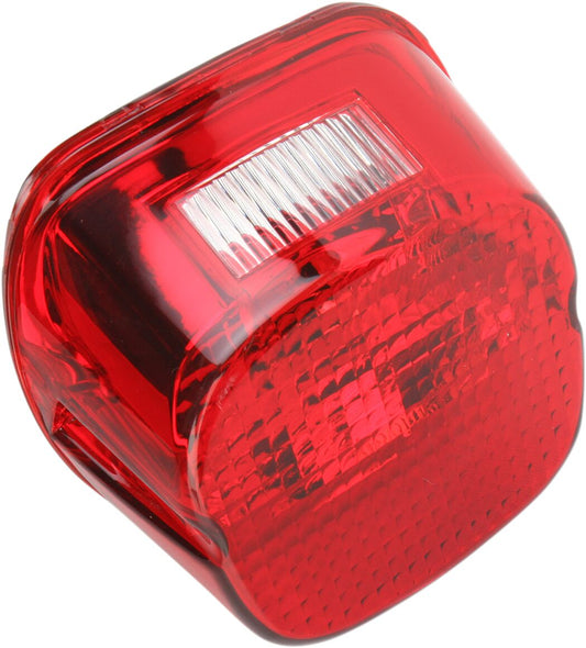 Drag Specialties TAILLIGHT LAYDOWN LED RED LENS W/ TOP TAGLIGHT 12-0411C