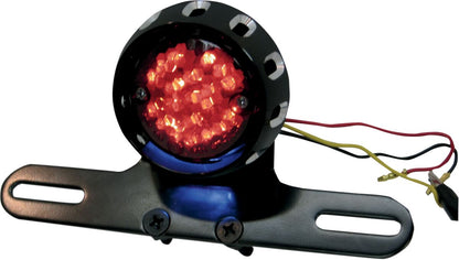 Drag Specialties CUSTOM BOBBER LED TAILLIGHT AND LICENSE PLATE MOUNT BLACK L24-0437ABRLEDE