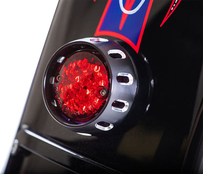 Drag Specialties CUSTOM BOBBER LED TAILLIGHT AND LICENSE PLATE MOUNT BLACK L24-0437ABRLEDE