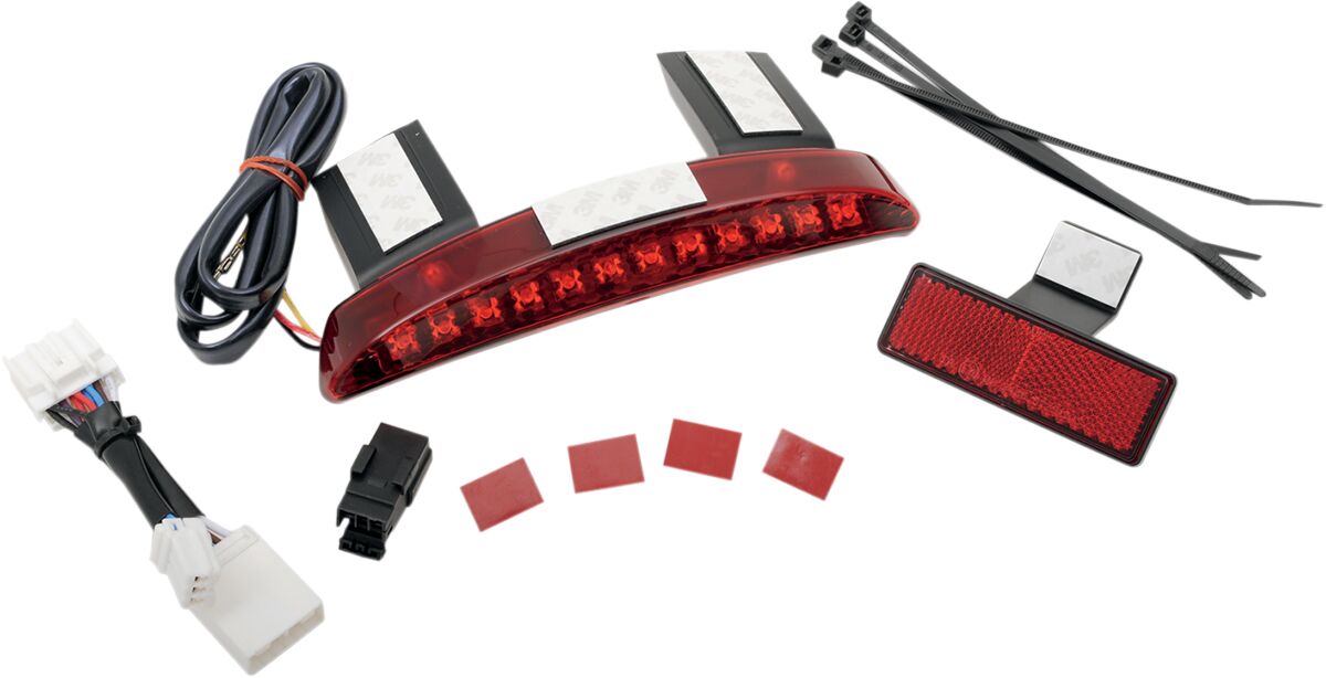 Drag Specialties TAILLIGHT LED ASSEMBLY W/ RED LENSE 77072