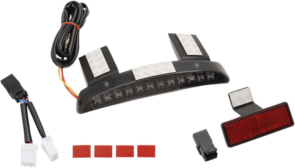 Drag Specialties LED RUNNING AND BRAKE LIGHT ASSEMBLY SMOKE 77499S