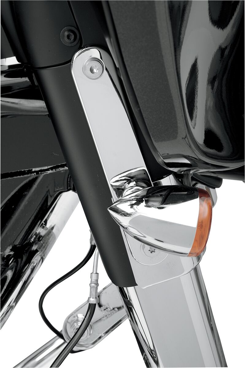 Drag Specialties TURN SIGNAL RELOCATION MOUNTS CHROME HD FLH/FLT 2020-0396