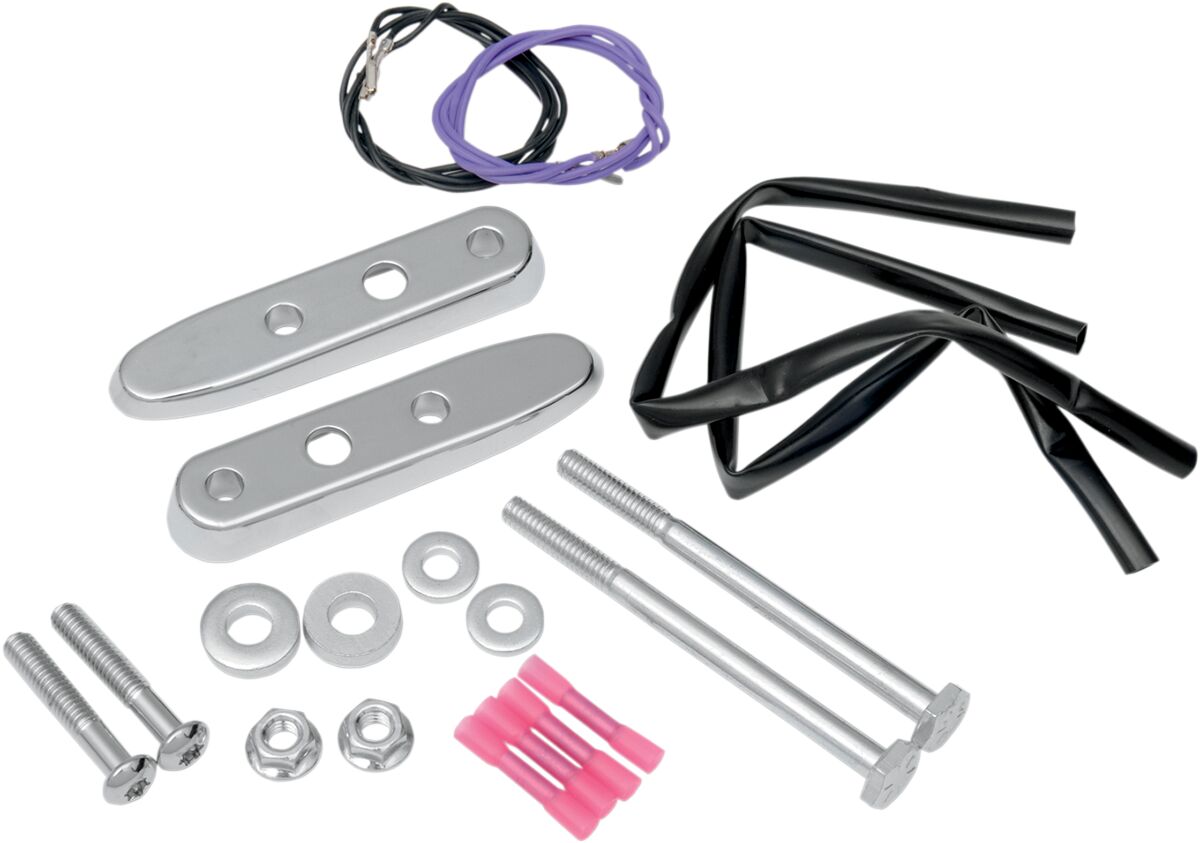 Drag Specialties REAR TURN SIGNAL RELOCATION KIT CHROME L32-03A3
