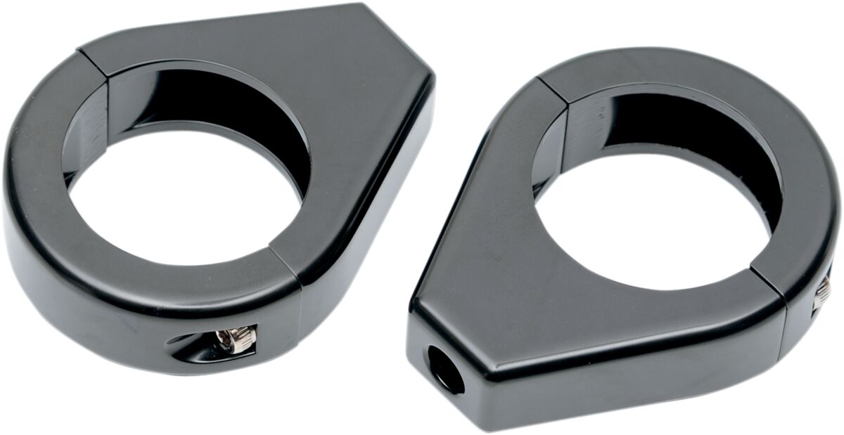 Drag Specialties TURN SIGNAL FORK CLAMP 39MM BLACK 12-6049GB-39