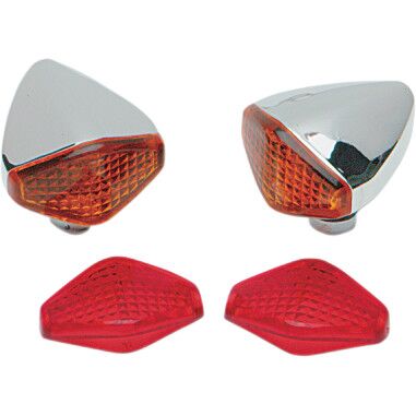 Drag Specialties REPLACEMENT AMBER LENSES FOR PART #DS-280005 12-6034-ALE