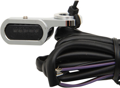 Drag Specialties LIGHTS MARKER HANDLEBAR CHROME/SMOKE LED L22-0229CMENU