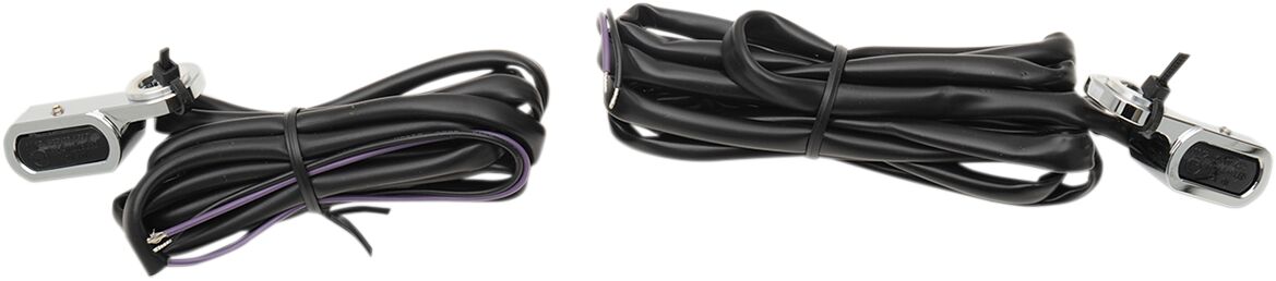 Drag Specialties LIGHTS MARKER HANDLEBAR CHROME/SMOKE LED L22-0229CMENU