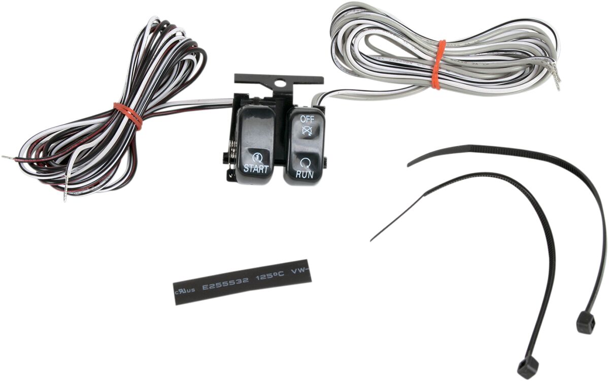 Drag Specialties SWITCH START/STOP BLACK 60" H18-0333B-S