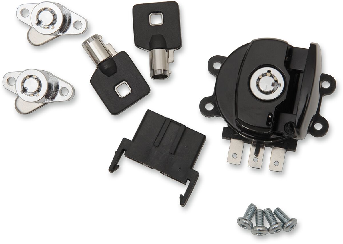 Drag Specialties IGNITION SWITCH SIDE HINGE BLACK E21-0209GB/45