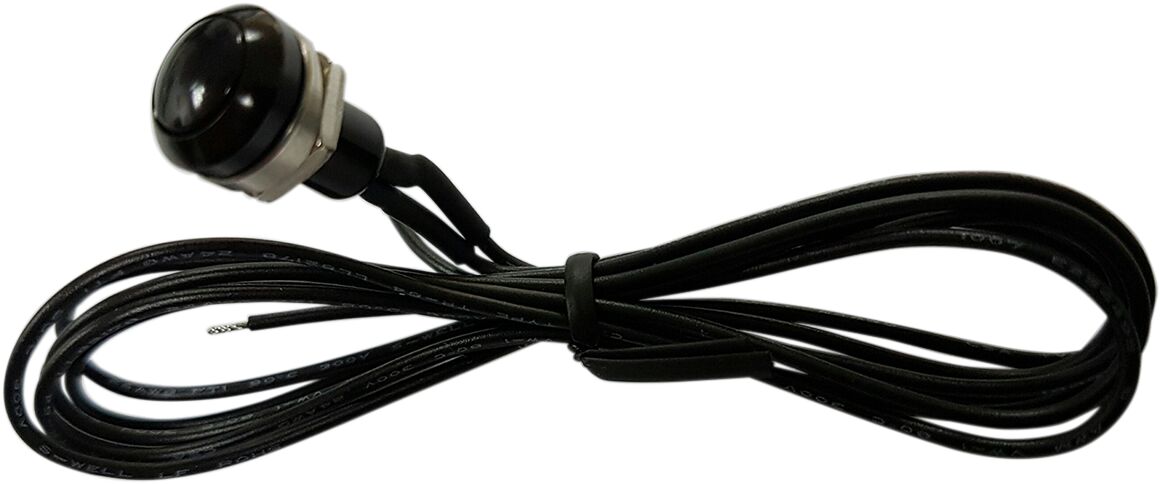 Drag Specialties SWITCH PUSH-BUTTON MINI BLACK 370338