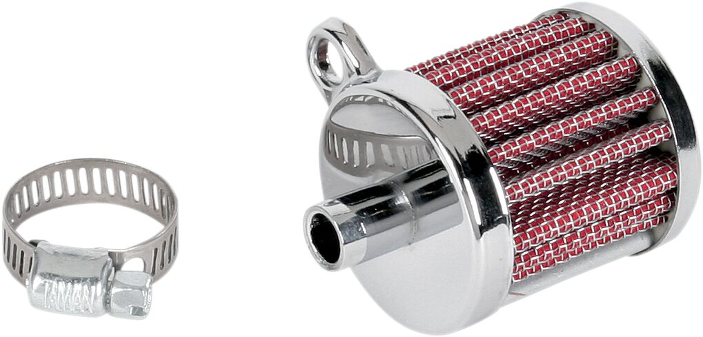 Drag Specialties MINI CRANKCASE VENT FILTER 1.5" CHROME 35-0322BC-114
