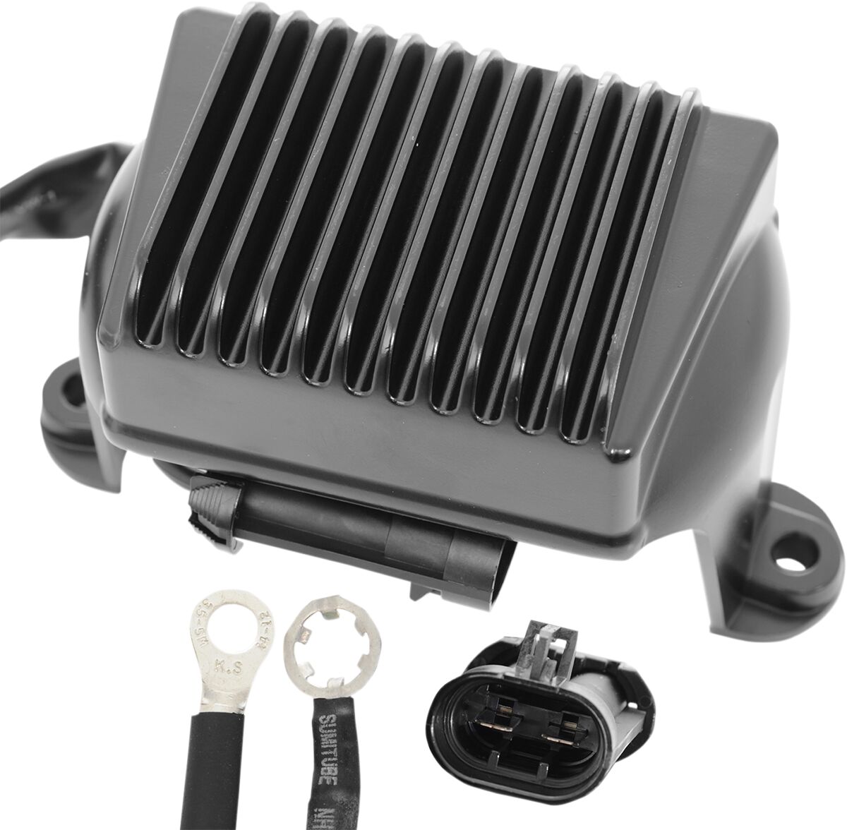 Drag Specialties SOLID-STATE REGULATOR BLACK 74505-02