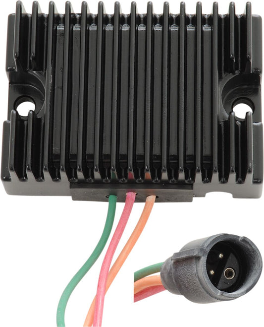 Drag Specialties SOLID-STATE REGULATOR BLACK 74504-82BK