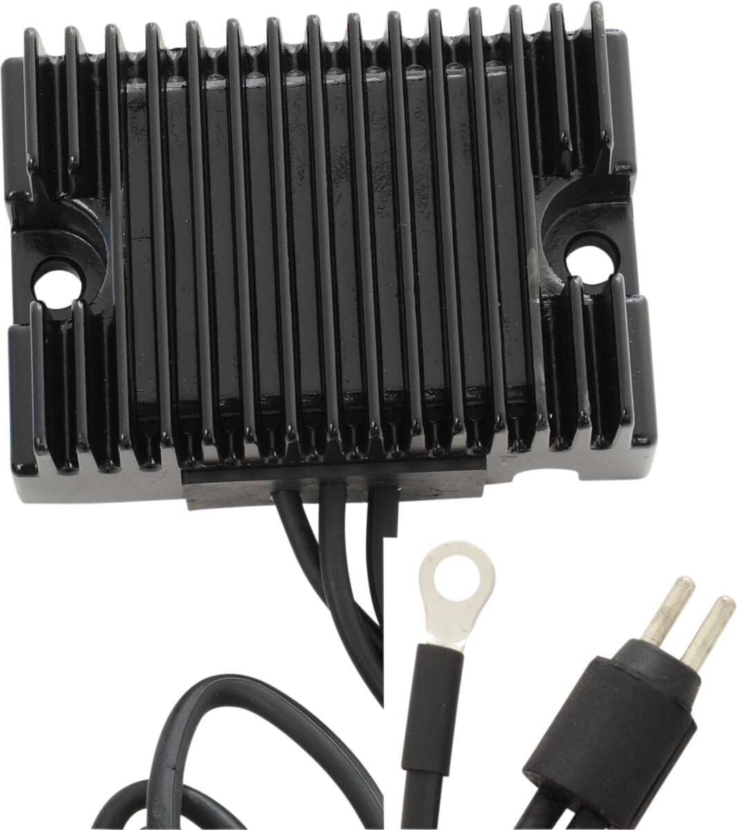 Drag Specialties SOLID-STATE REGULATOR BLACK 74523-92BK