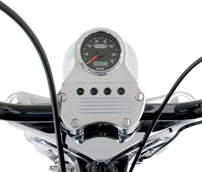 Drag Specialties SNAP-IN INDICATOR LIGHT TURN-SIGNAL 0.3" BLACK BEZEL 160901