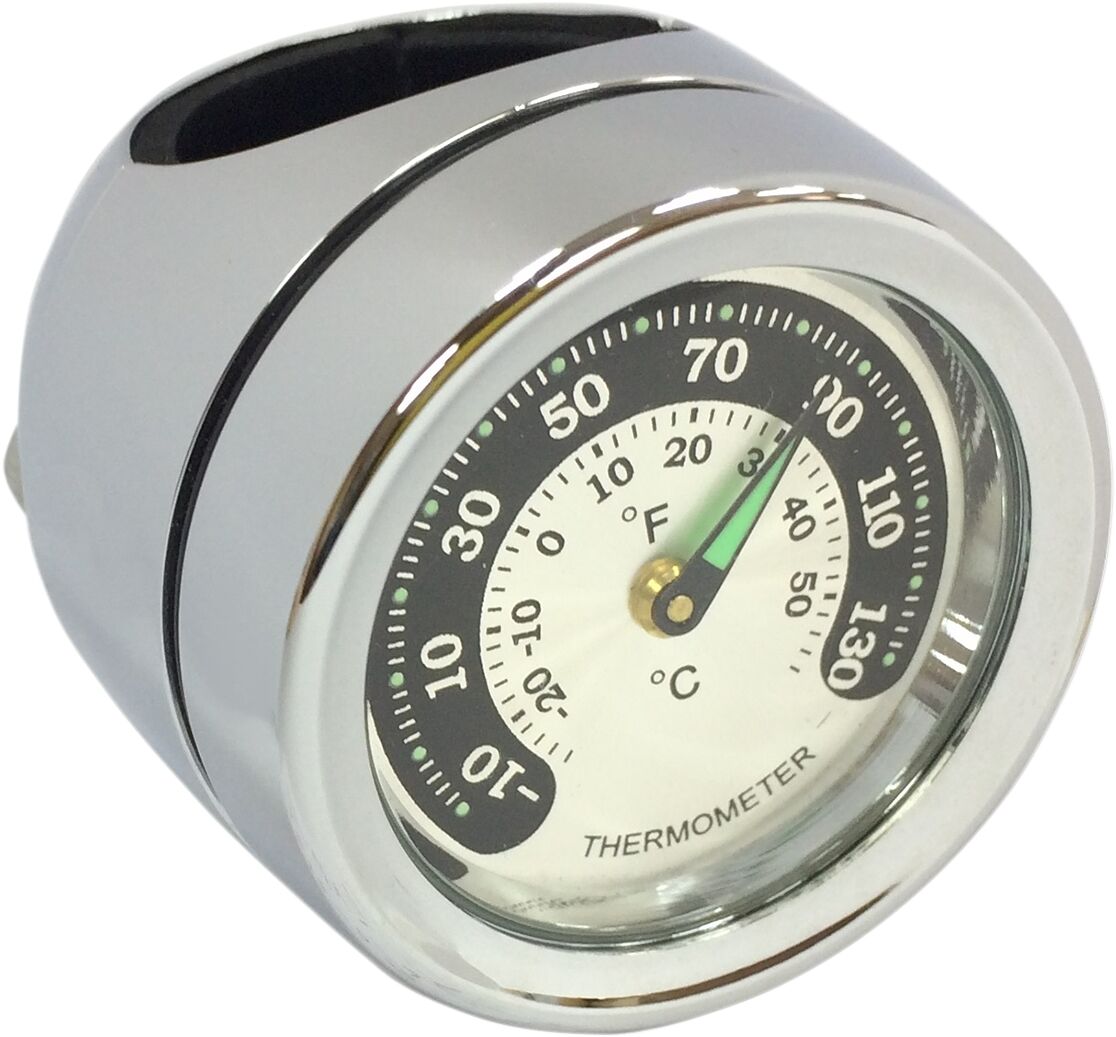 Drag Specialties BAR MOUNT THERMOMETER CHROME O91-6821TN