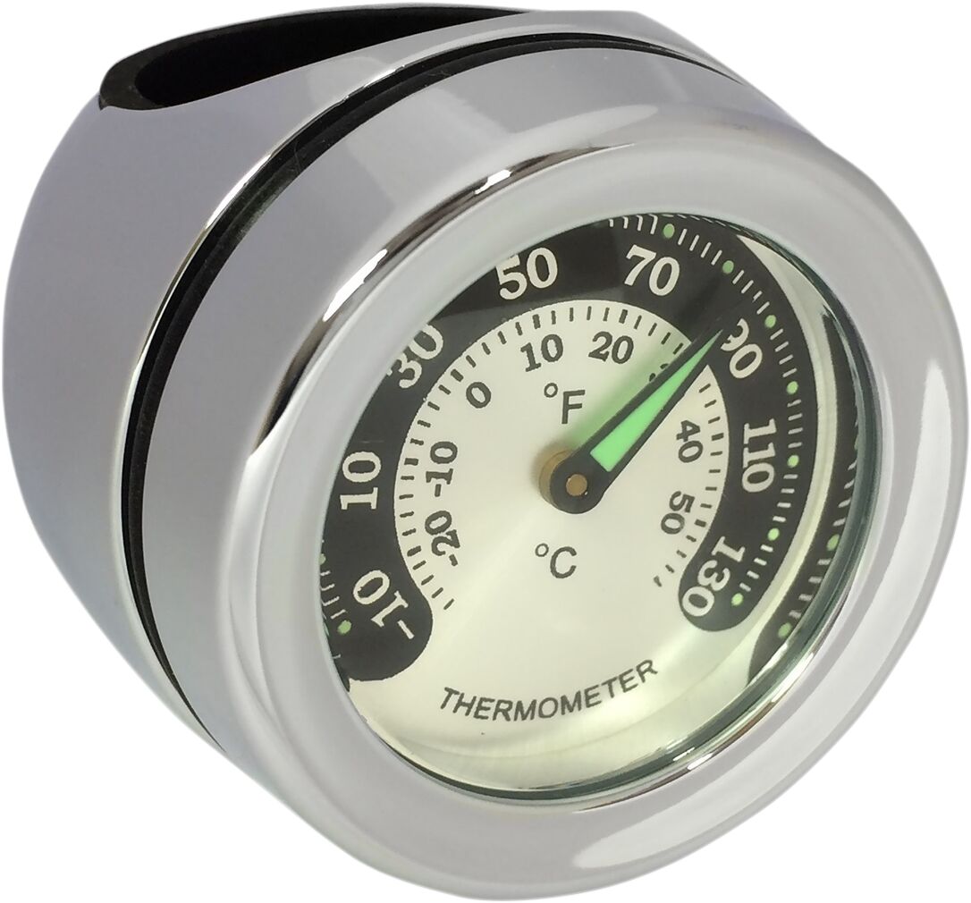 Drag Specialties BAR MOUNT THERMOMETER CHROME O91-6822TN